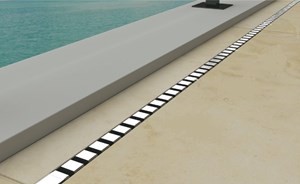 תעלת ניקוז 80 ס"מ למרפסת/גג  דגם LINER BALKONY