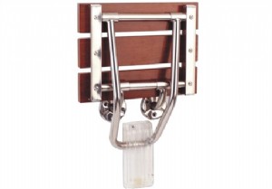 כסא מתקפל למקלחת מעץ דגם נגה