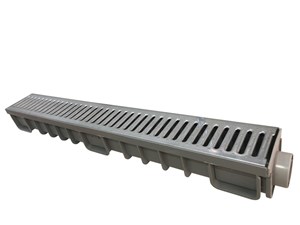 תעלת ניקוז מודולרי  חוץ  100X13X10 ס"מ עם כיסוי ברזל מגולוון