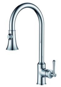 ברז נשלף למטבח דגם אוסלו גימור כרום